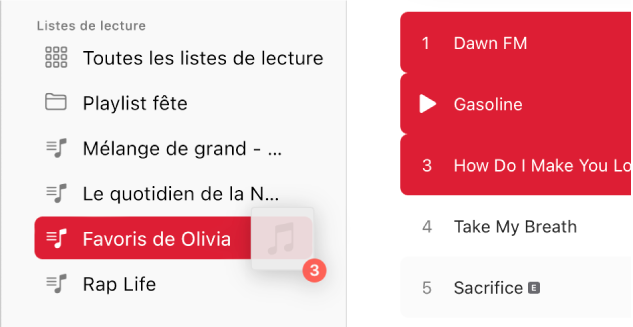 Créer et gérer des listes de lecture dans Apple Music sur le Web ...