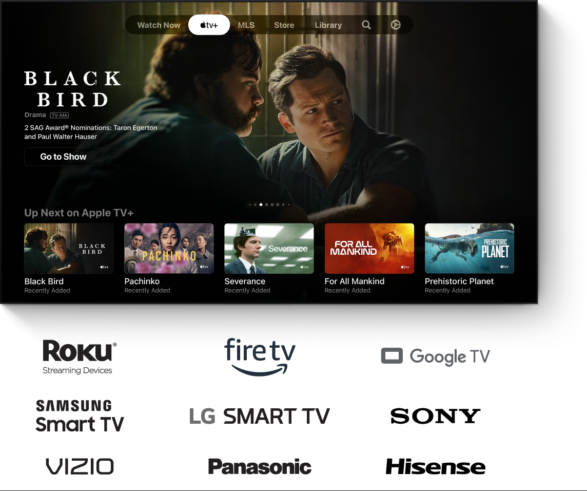 krystal Gør det ikke Absolut Watch on Smart TVs and streaming devices - Apple Support