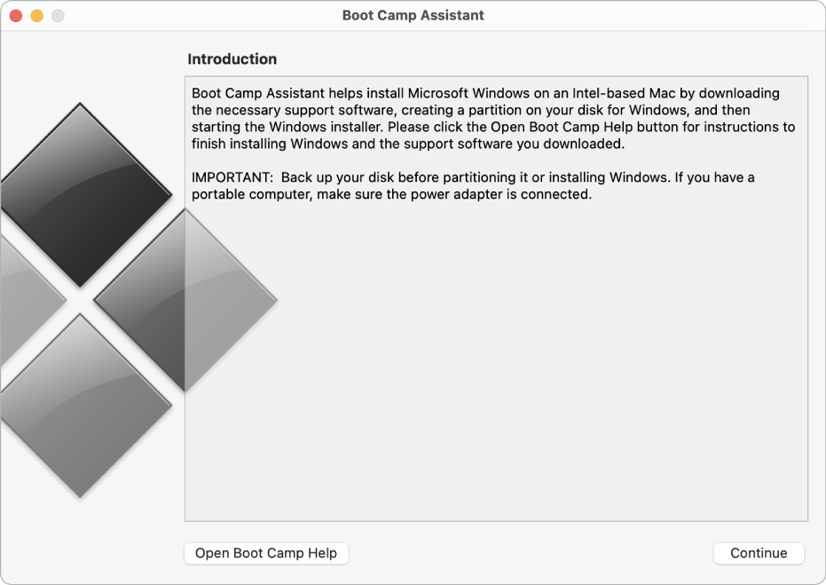 Boot Camp Assistant User Guide for Mac - Apple Support