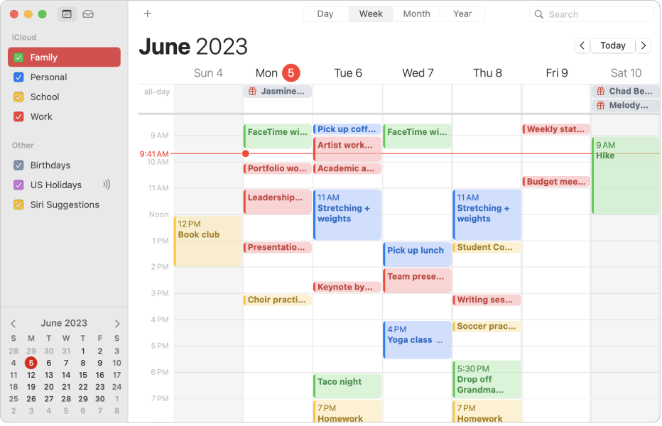 Calendar User Guide For Mac Apple Support