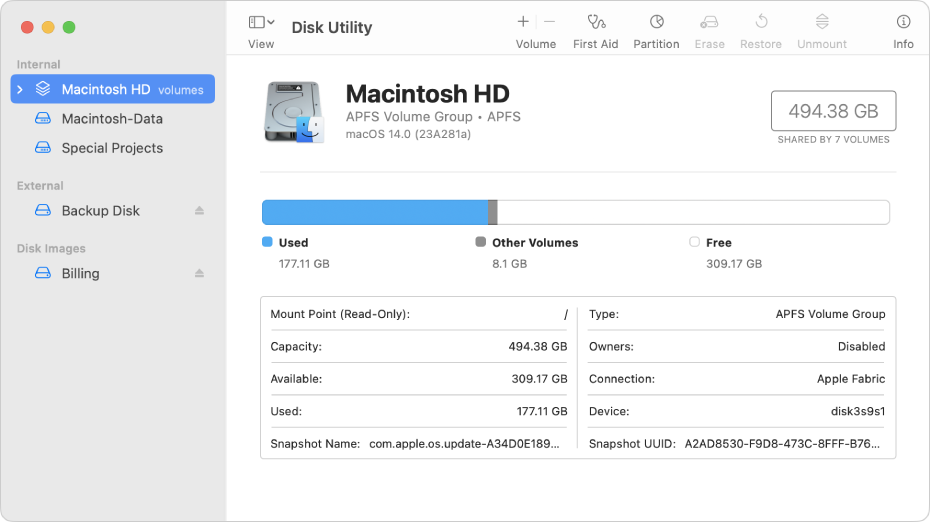 disk utility iphone