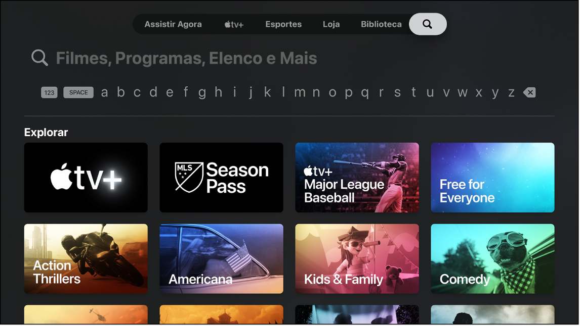 Encontre apps na App Store da Apple TV - Suporte da Apple (BR)