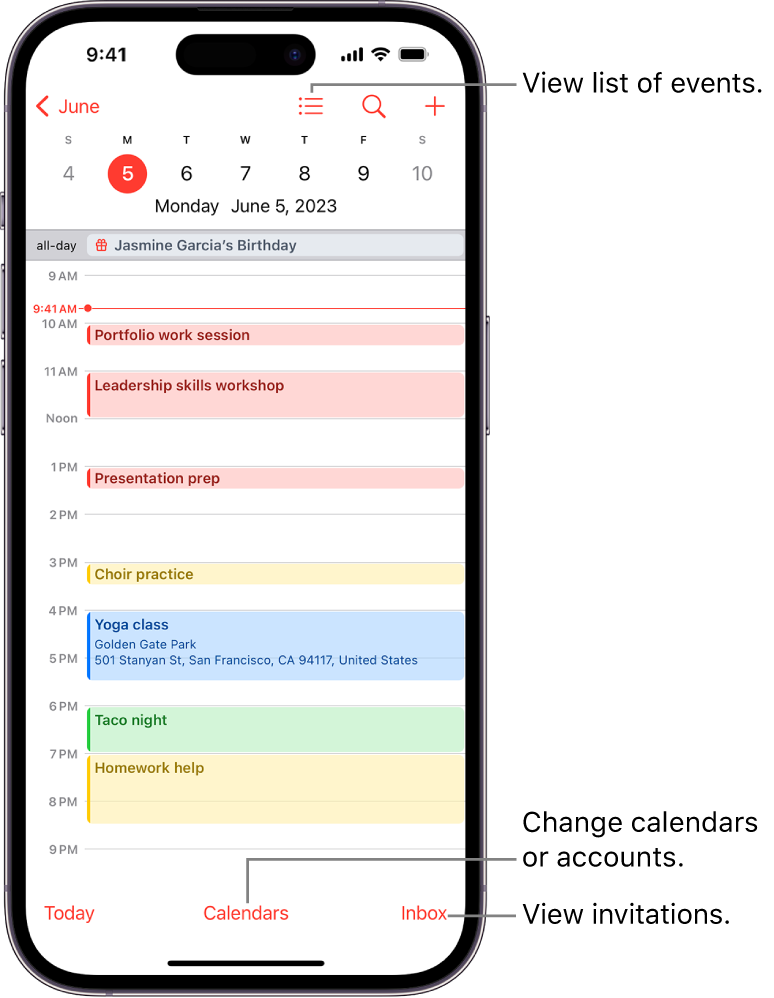 Ios Shared Calendar App Becca Charmane
