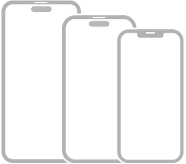 Trois modèles d’iPhone avec Face ID.