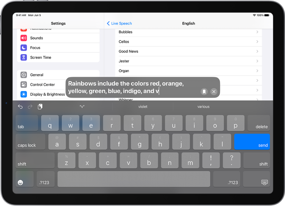 how to do speech to text on an ipad