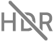 el botón de HDR desactivado