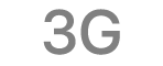 Icona d’estat de la xarxa 3G.