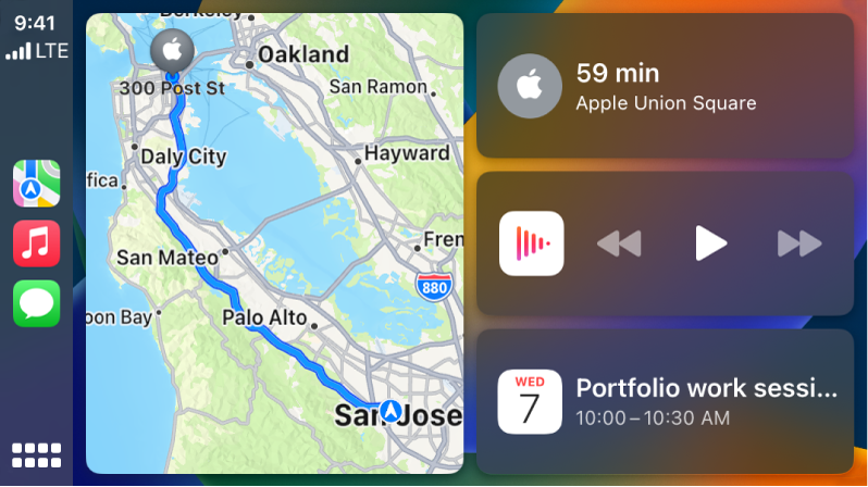 apple carplay maps