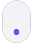 A purple dot
