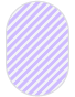A light purple oval