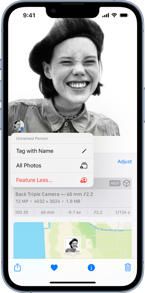 Can you search iPhone Photos by face?