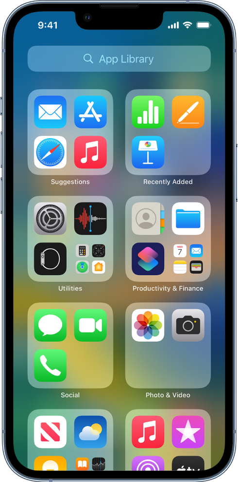 Find your apps in App Library on iPhone - Apple Support (CA)