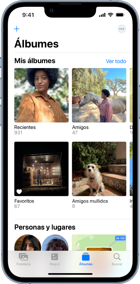 conversacion adolescentes competencia Usar álbumes en Fotos en el iPhone - Soporte técnico de Apple (ES)