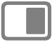бутон Split View (Разделен изглед) вдясно
