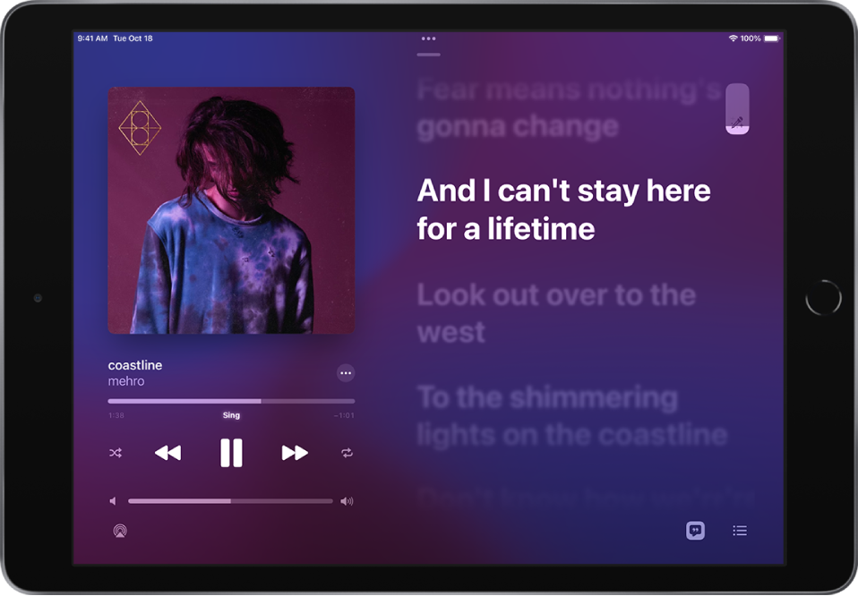 Sing along with Apple Music on iPad Apple Support (VN)