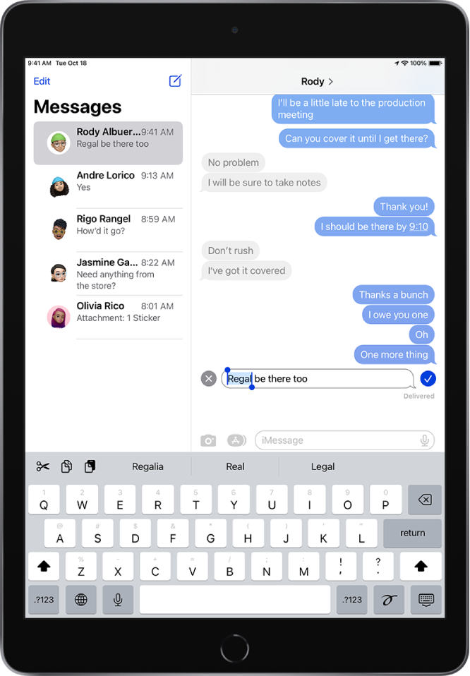 Unsend and edit messages on iPad Apple Support