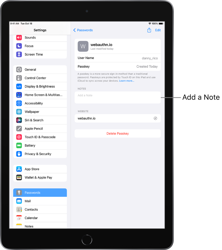 View Your Passwords And Related Information On IPad Apple Support