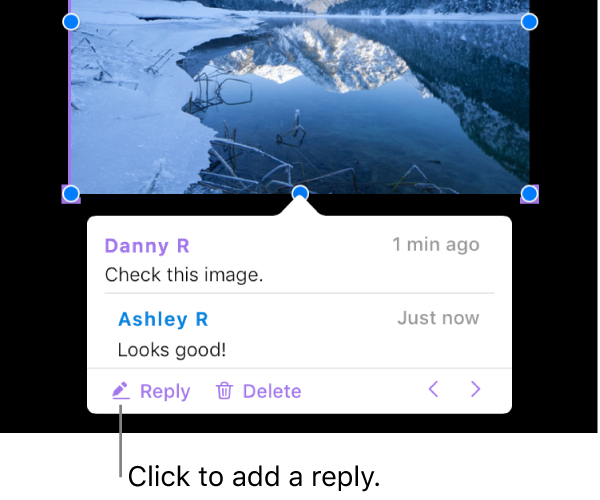 A comment with one reply and a Done button in the lower right.