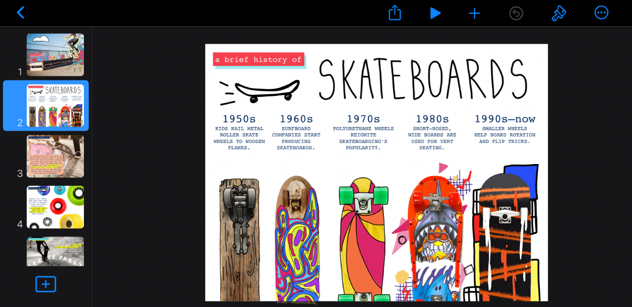 Slide view.
