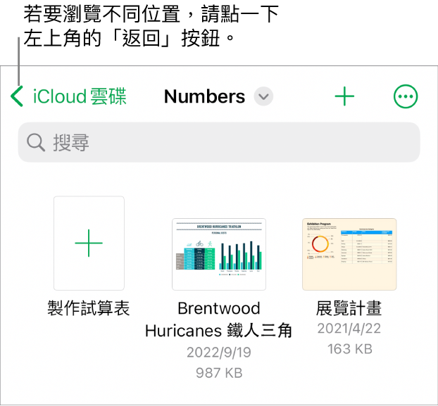 iPhone 的試算表管理器。