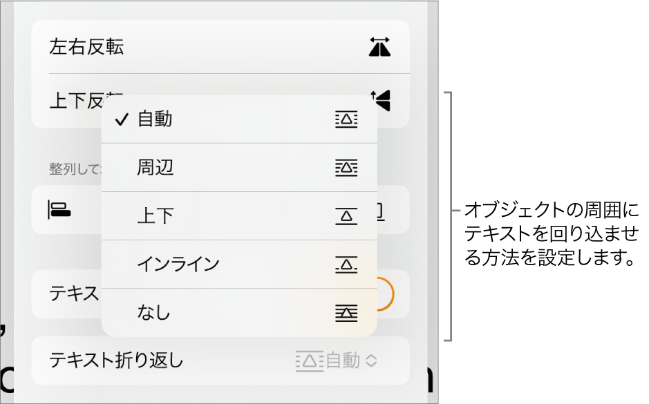 iPadのPagesでオブジェクトをテキストと共に配置する Apple サポート (日本)