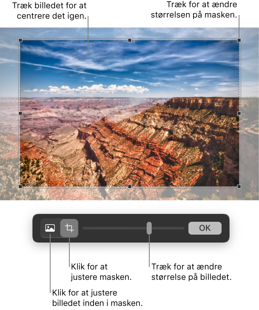 Rediger billede Pages på Mac - (DK)