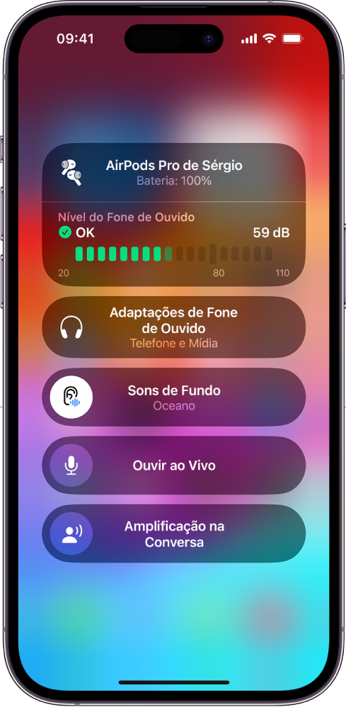 Use e personalize a Central de Controle no iPhone - Suporte da Apple (BR)