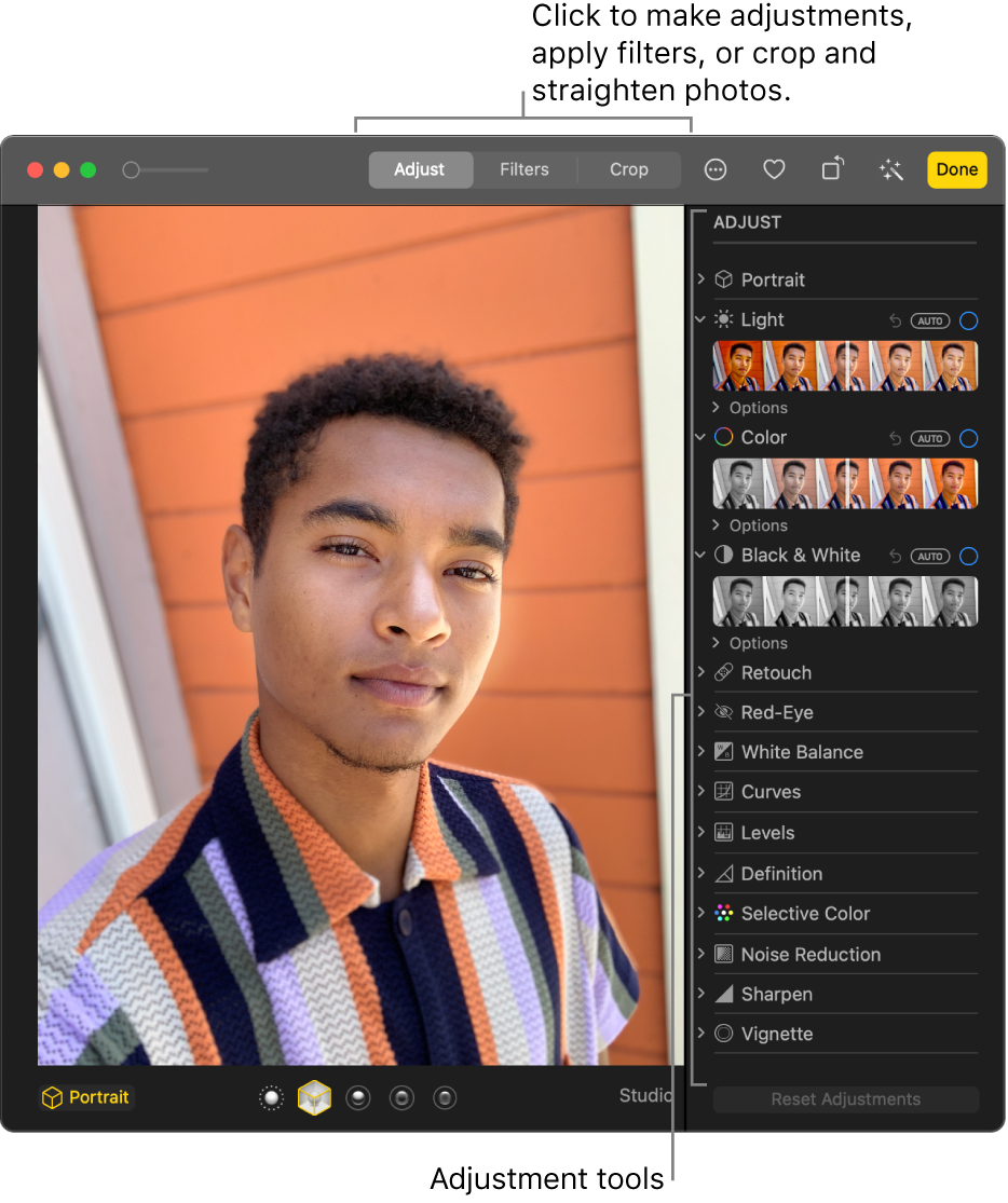 Photo editing basics in Photos on Mac - Apple Support