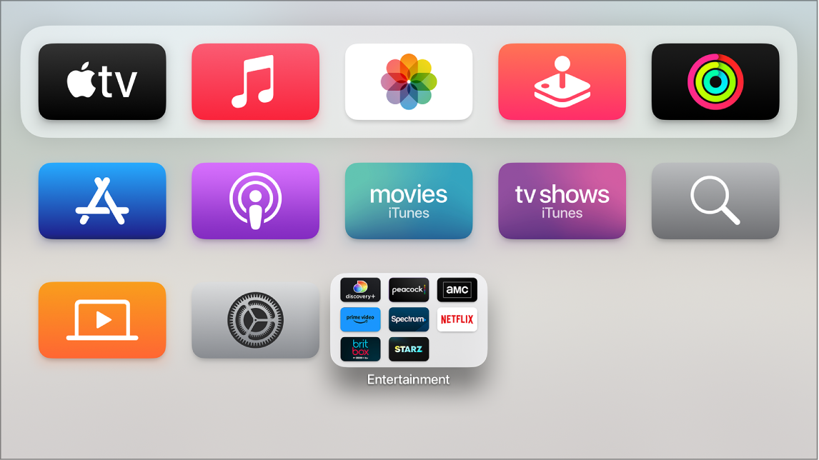 Customize the Apple TV Home - Support