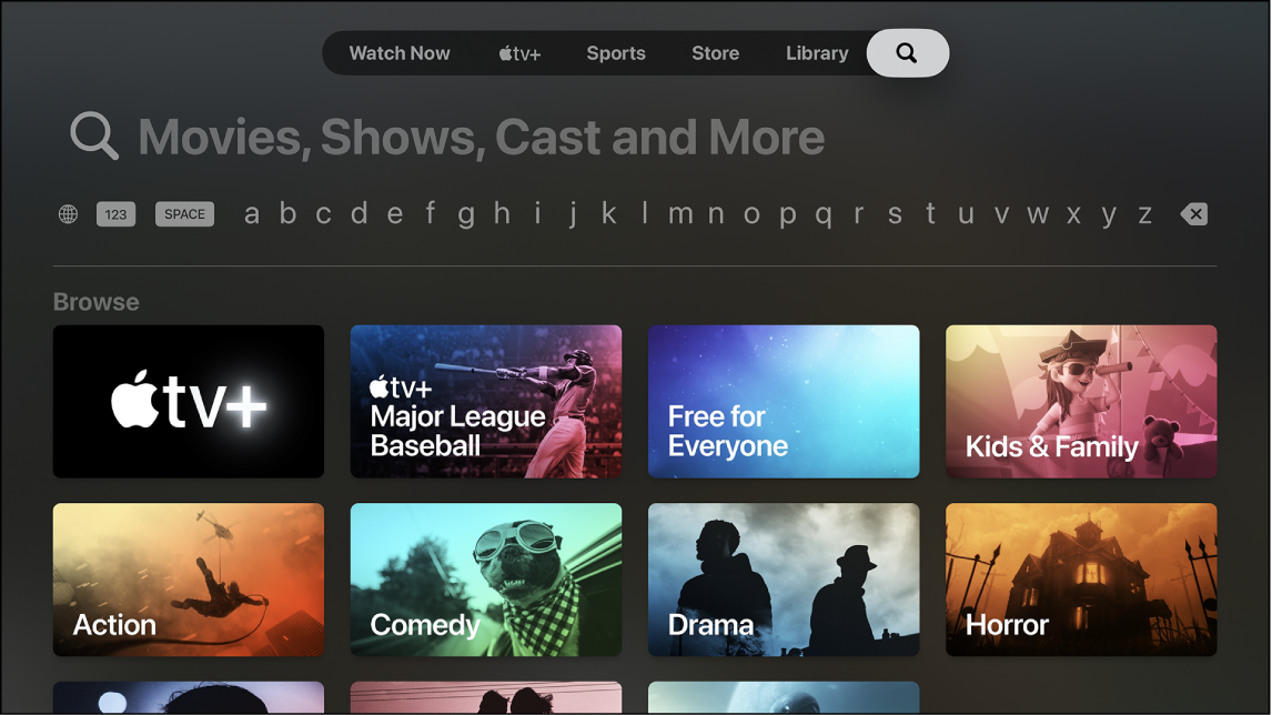 Search in the Apple TV app - Apple Support