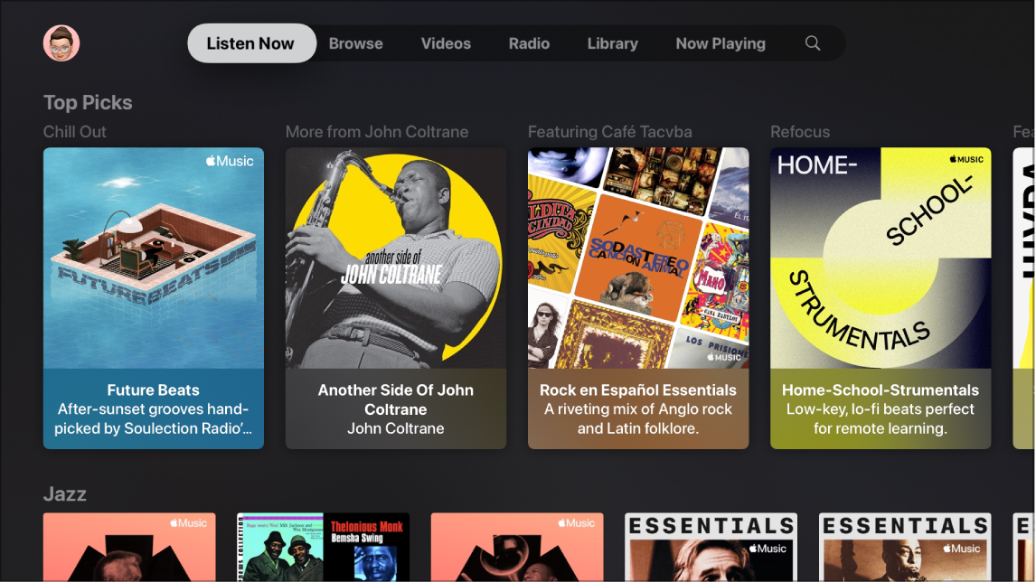 Is Apple TV part of Apple Music?