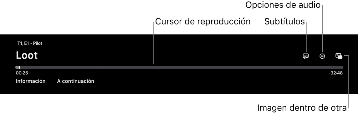 Controles de reproducción