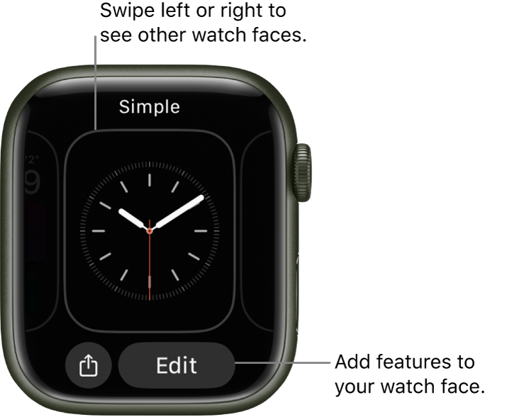 How to change watch face with just a swip Apple Community