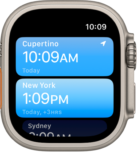 Met Wereldklok Op Je Apple Watch Ultra Kijken Hoe Laat Het Is Op Andere  Locaties - Apple Support (Nl)