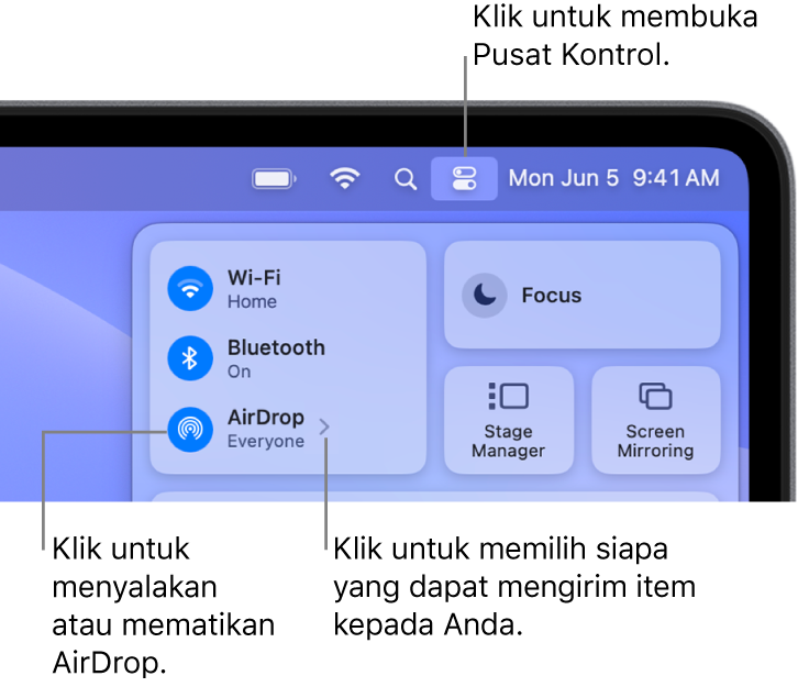 mengaktifkan airdrop di macbook