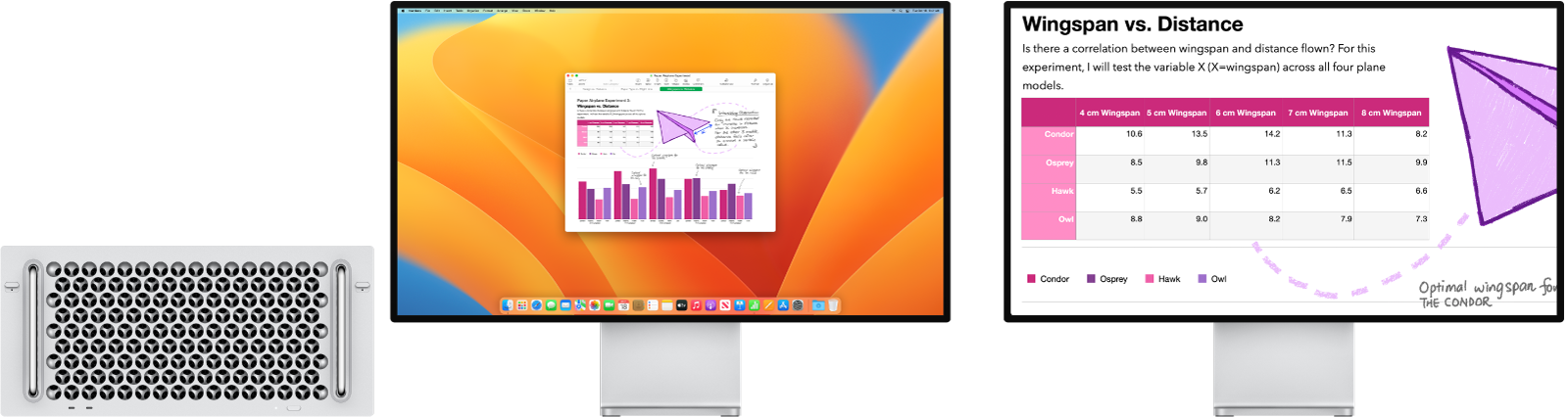 Zoom Display is active on the secondary display, while the screen size stays fixed on the left display.