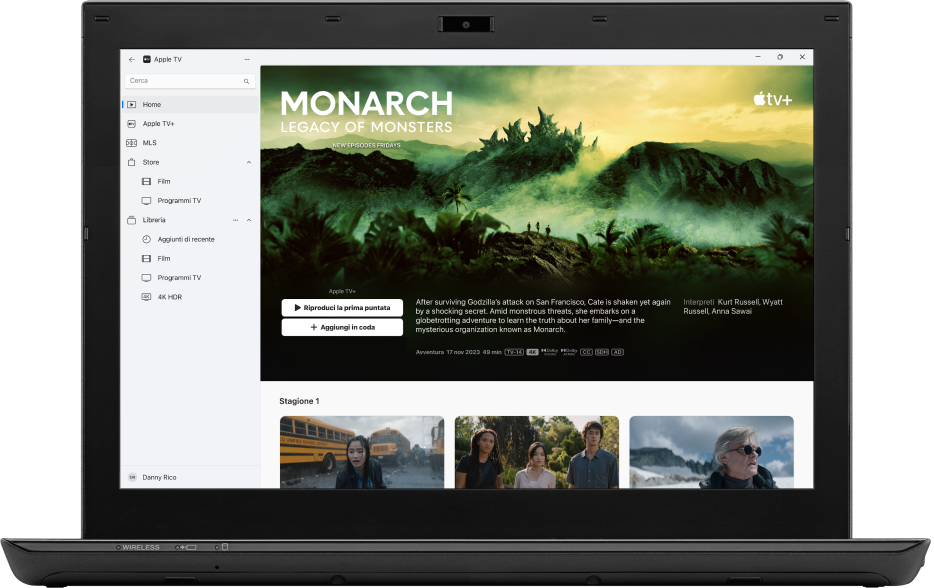 Manuale utente dell’app Apple TV per Windows Supporto Apple (IT)