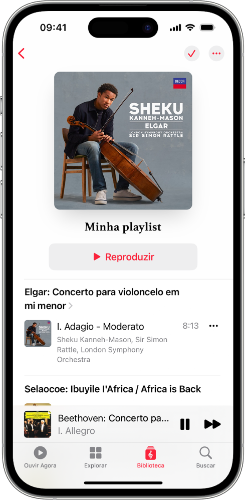 Reproduza músicas no iPhone - Suporte da Apple (BR)