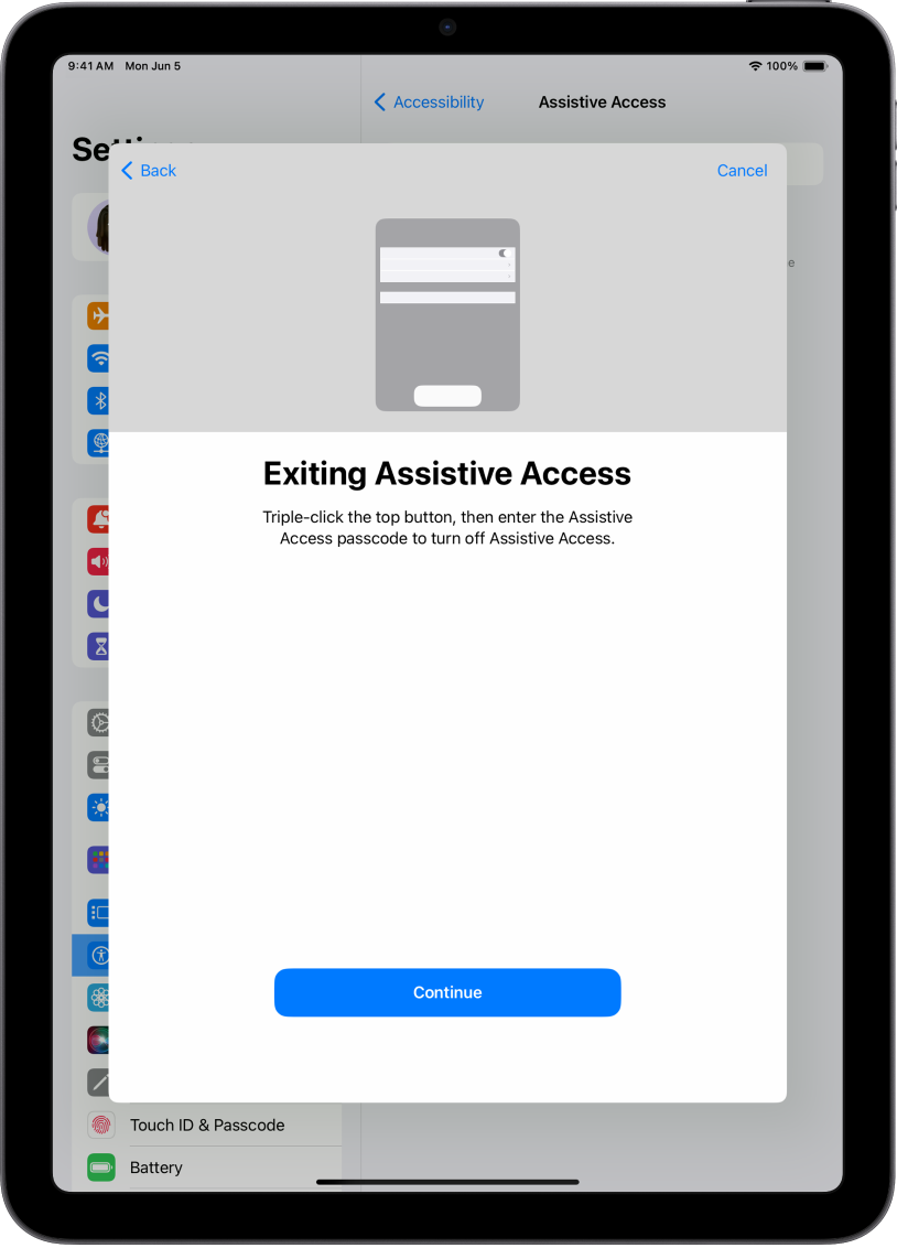 Set Up Assistive Access On Ipad Apple Support