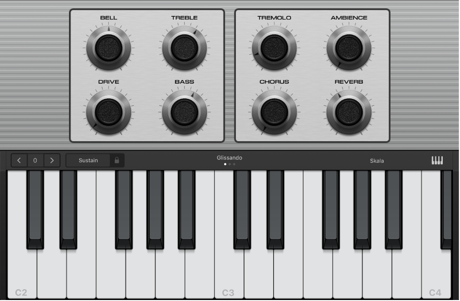 Abbildung. Touch-Instrument „Keyboard“.