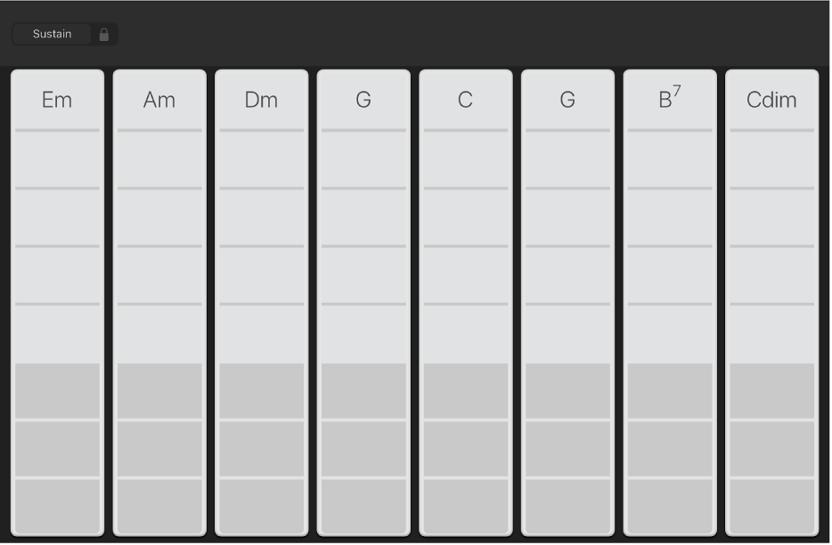 Figure. Keyboard Chord Strips.