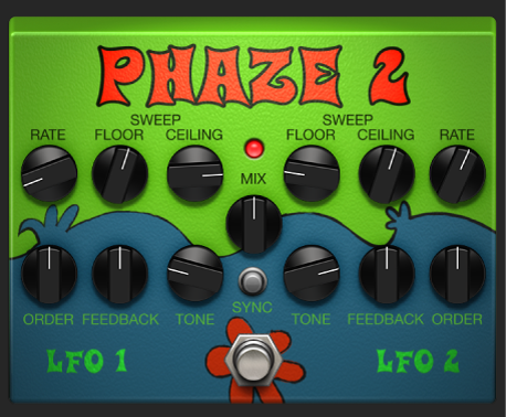 図。「Phaze 2」ストンプボックスウインドウ。
