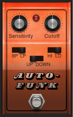 図。「Auto-Funk」ストンプボックスウインドウ。
