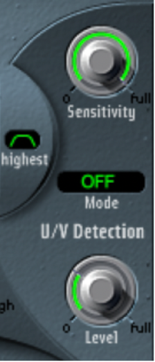 그림. U/V Detection 파라미터.
