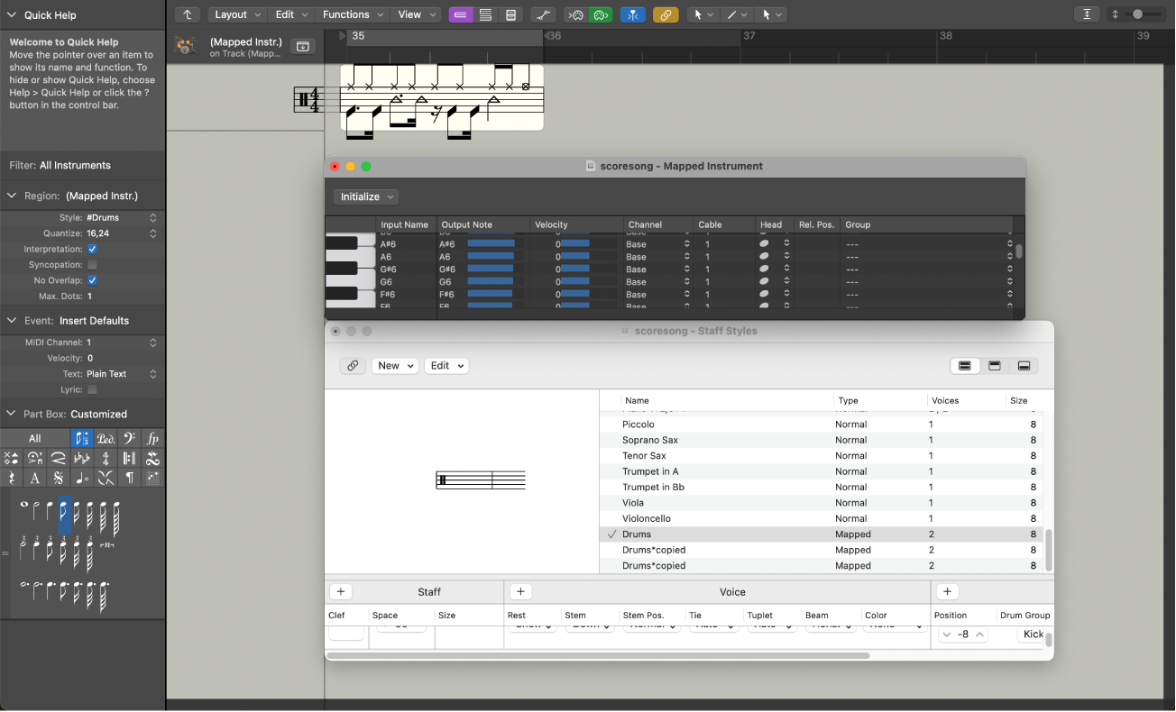 Reflections [Drum Chart] - Drum Set - Digital Sheet Music