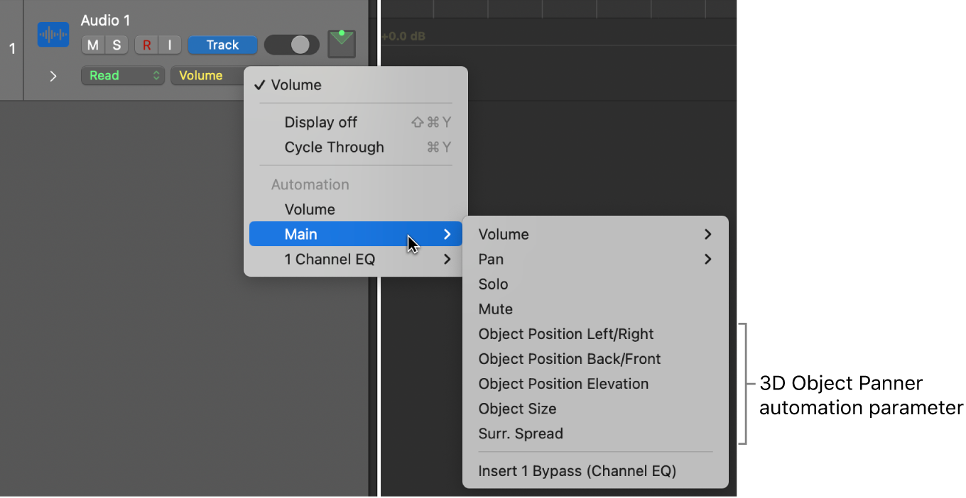 Figure. Automation parameters.