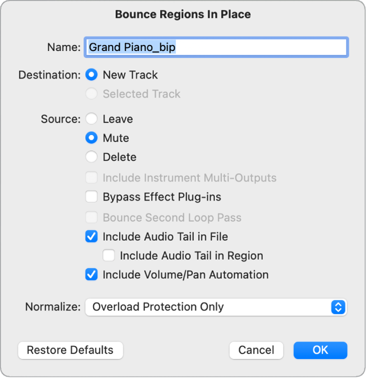 Change the gain of audio regions in Logic Pro for Mac - Apple Support