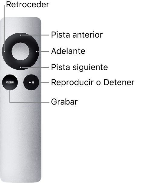 Usar un mando a distancia Apple Remote para controlar Logic Pro