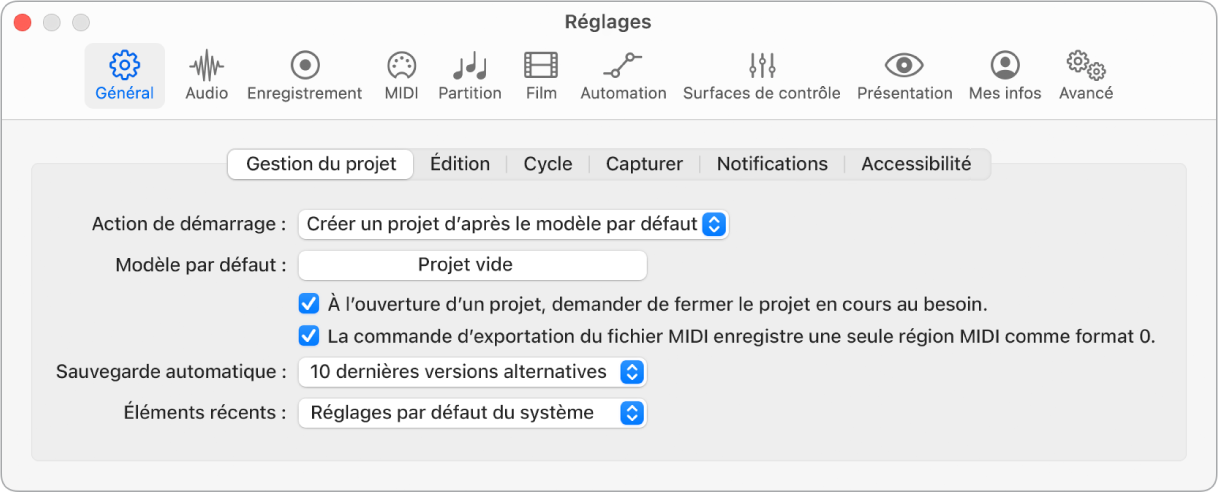 Vue d'ensemble des marqueurs dans Logic Pro for Mac - Assistance Apple (FR)