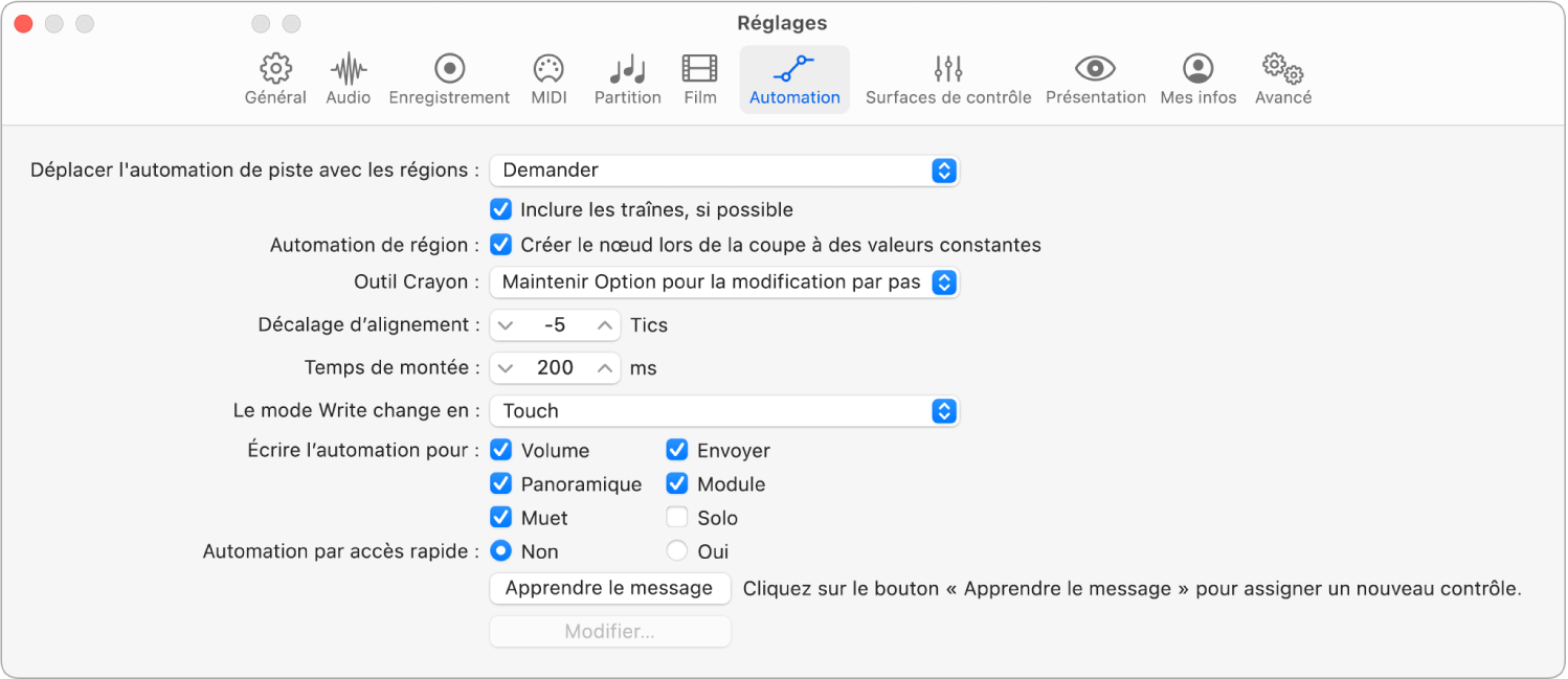 Utiliser l'éditeur de sous-fenêtre pour Contrôle de sélection ou le clavier  d'accessibilité sur Mac – Assistance Apple (CA)